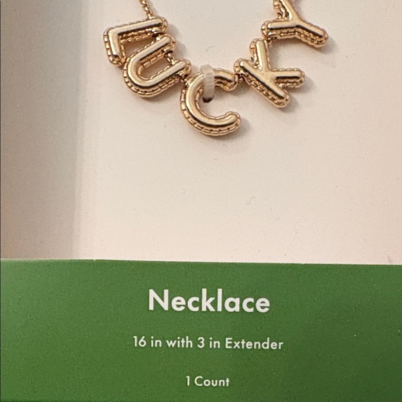Kate Spade Gold Lucky Pendant Necklace - Picture 2 of 4